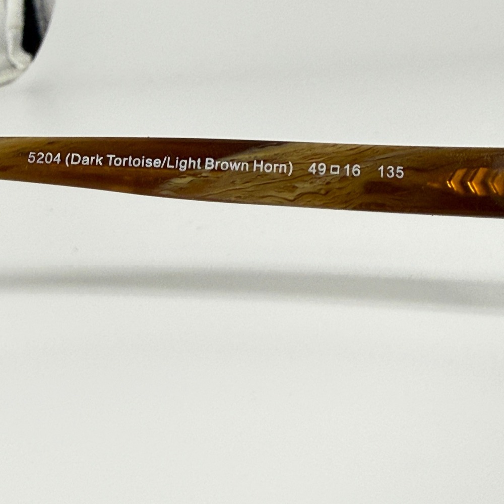 Coach HC 6047 Libby Eyeglasses Dark Tortoise Light Brown Horn 49-16-135 22149 - Picture 5 of 7